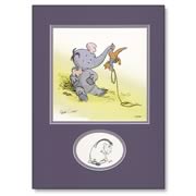Pooh's Heffalump Movie Play Time Signed Paper Giclee